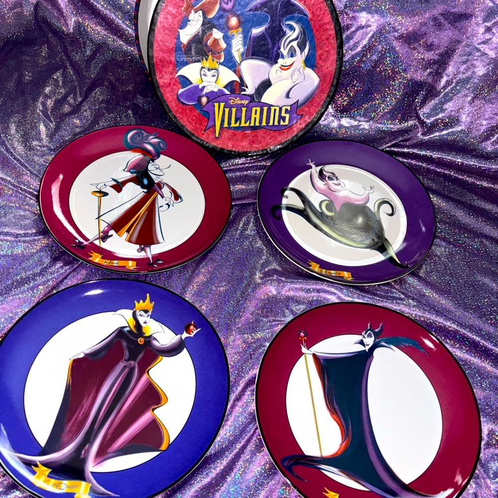 Disney Villians Plate Set